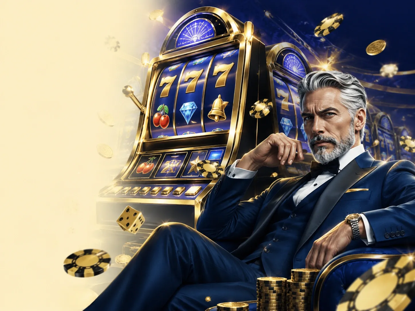 Luxury slot jackpot winning moment